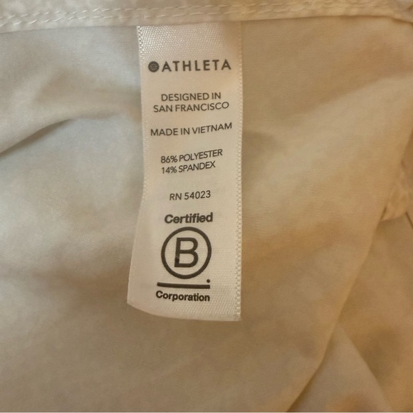 Athleta | White / Tan | Zephyr Print Tank Top | Sz M - Picture 9 of 11